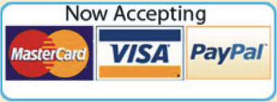 Visa,Discover,Mastercard, & Paypal